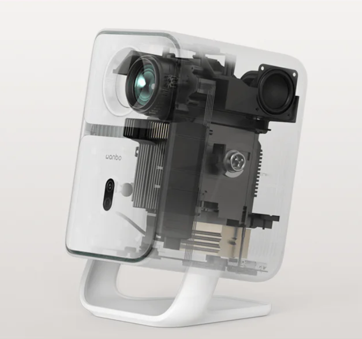 Proyector Wanbo T2 Ultra Giratorio 120° con Andorid TV 11.0 4K de 500 ANSI Compatible con Netflix