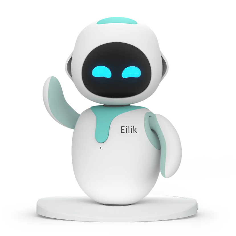 Robot inteligente Eilik Original, automatización electrónica, Robot Ai, interacción emocional, Vocal múltiple, azul y rosa