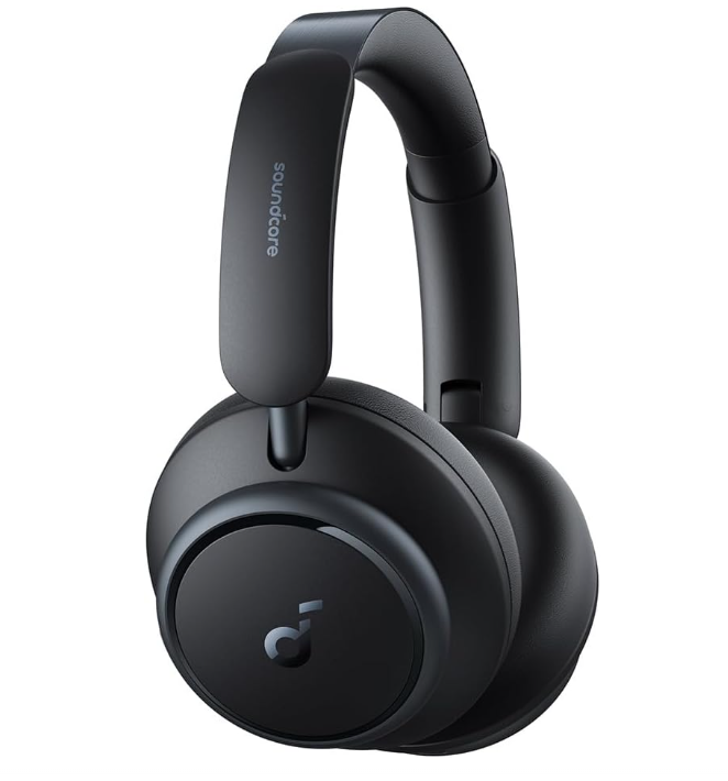Audifonos SoundCore Space Q45 con cancelación activa de ruido adaptativa, Hi-Res Audio de Alta resolución LDAC, Bluetooth 5.3 y 50 horas de reproducción