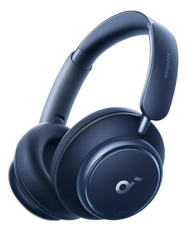 Audifonos SoundCore Space Q45 con cancelación activa de ruido adaptativa, Hi-Res Audio de Alta resolución LDAC, Bluetooth 5.3 y 50 horas de reproducción