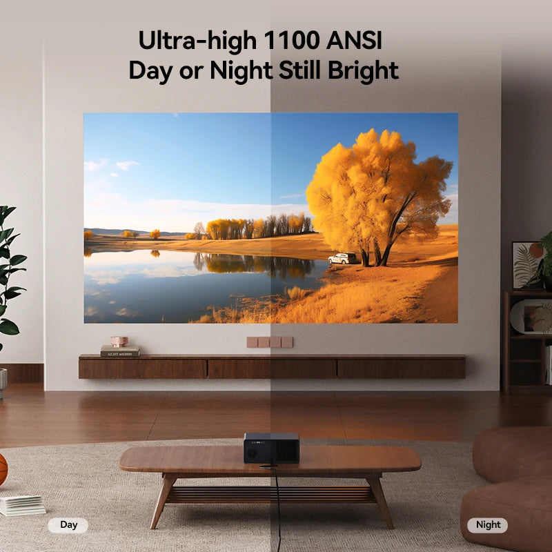Proyector Wanbo X5 Pro 4K 1100 ANSI Android 11.0 TV Home Google Assistant
