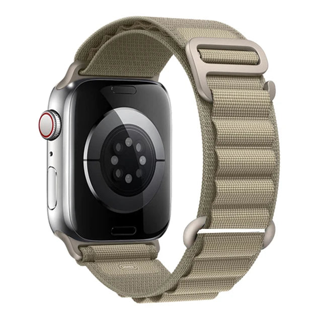 Correa alpine Loop para Apple 38 40 41 S10-42mm/42 44 45 49 S10-46mm de nailon serie 10 9 8 7 6 SE Ultra 2
