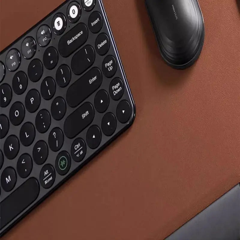 Mouse Pad de escritorio de gran tamaño para portátil, teclado de cuero, estilo minimalista, de alta gama.