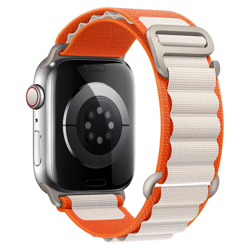 Correa alpine Loop para Apple 38 40 41 S10-42mm/42 44 45 49 S10-46mm de nailon serie 10 9 8 7 6 SE Ultra 2