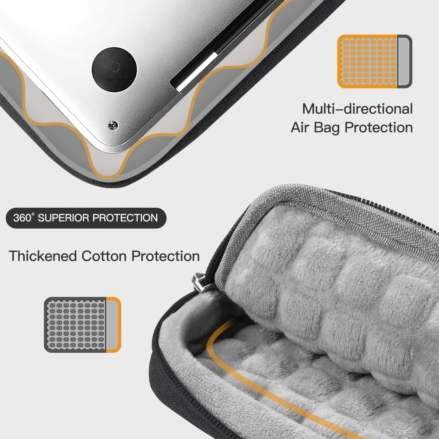 Funda para portátil Taikesen para Macbook Air Pro y para portátil Lenovo, Asus, HP y Dell