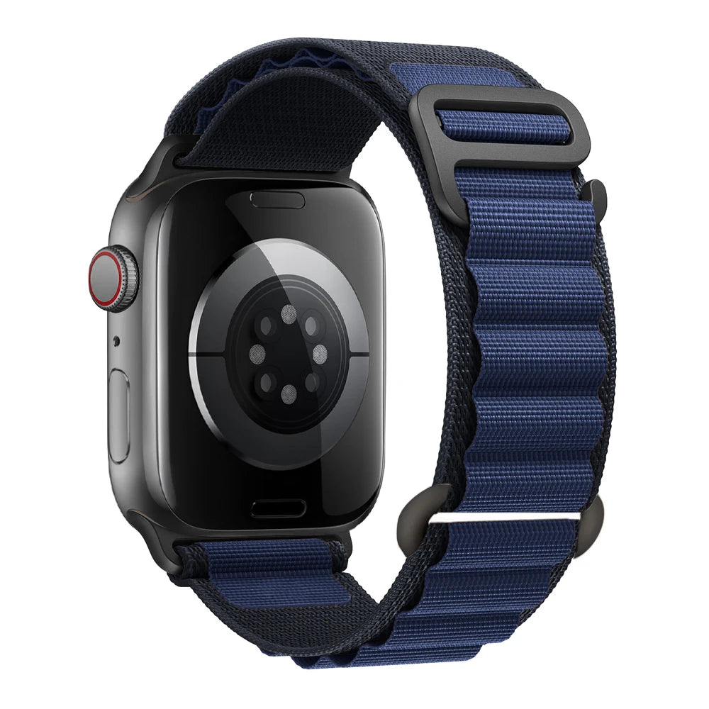 Correa alpine Loop para Apple 38 40 41 S10-42mm/42 44 45 49 S10-46mm de nailon serie 10 9 8 7 6 SE Ultra 2