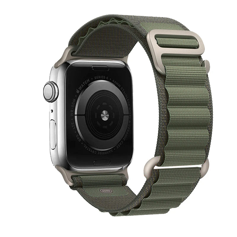 Correa alpine Loop para Apple 38 40 41 S10-42mm/42 44 45 49 S10-46mm de nailon serie 10 9 8 7 6 SE Ultra 2