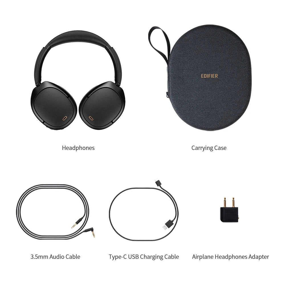 Auriculares Edifier WH950NB inalámbricos con cancelación de ruido para oficina, viajes y gaming
