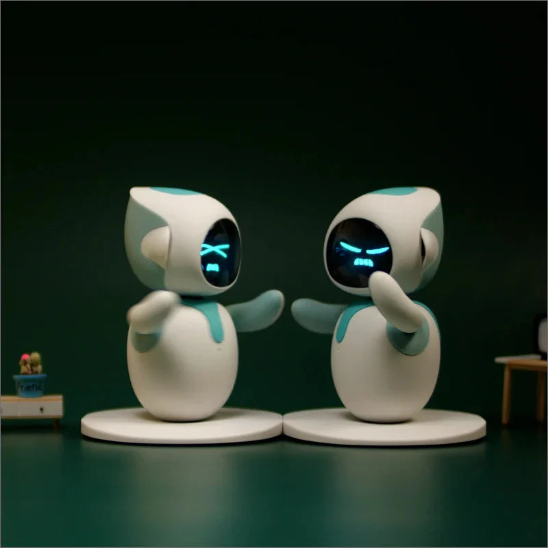 Robot inteligente Eilik Original, automatización electrónica, Robot Ai, interacción emocional, Vocal múltiple, azul y rosa