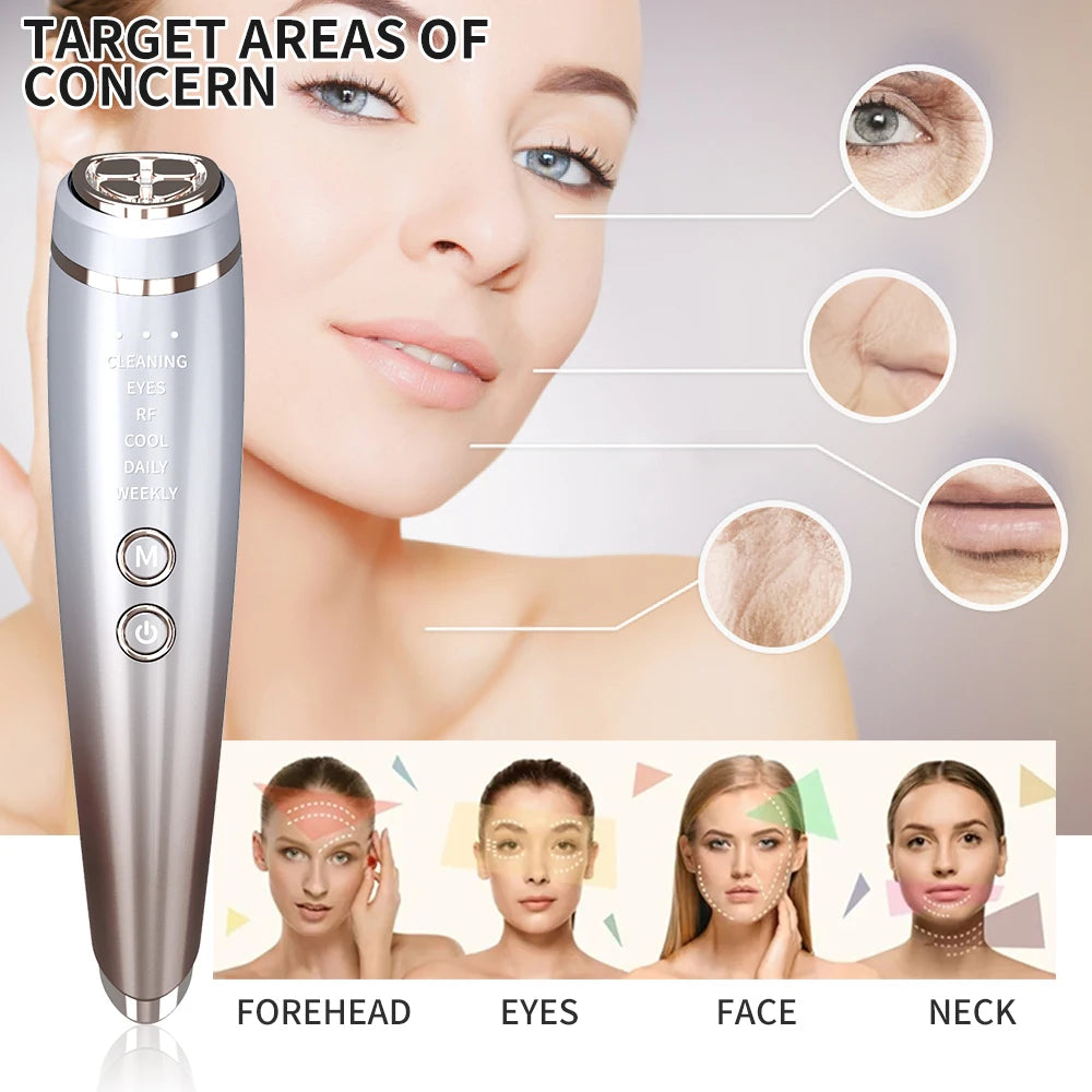 Máquina de elevación de alta frecuencia para levantamiento, estiramiento facial y de ojos.