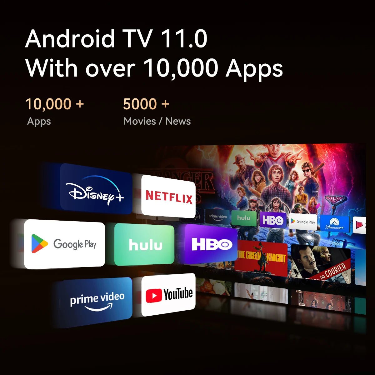 Proyector Wanbo Mozart 1 Pro 4K 900 ANSI Android 11.0 TV Home Google Assistant