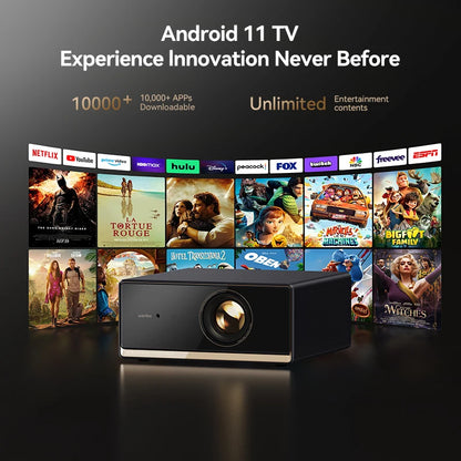 Proyector Wanbo X5 Pro 4K 1100 ANSI  Android 11.0 TV Home Google Assistant