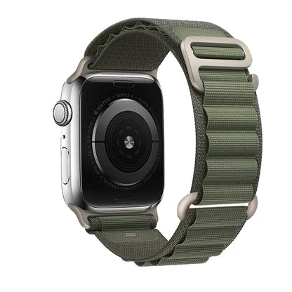 Correa alpine Loop para Apple 38 40 41 S10-42mm/42 44 45 49 S10-46mm de nailon serie 10 9 8 7 6 SE Ultra 2