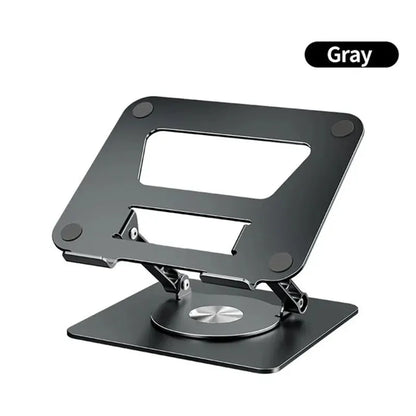 Soporte para portátil LS652 de aleación de aluminio, plegable, para tableta, giratorio, para MacBook, portátil, plegable
