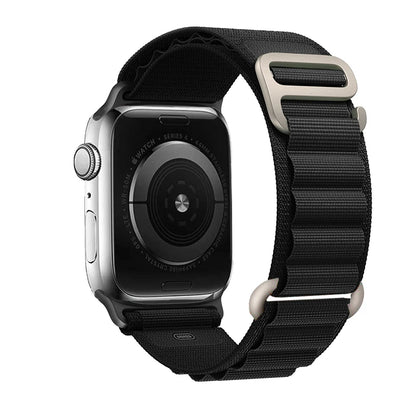 Correa alpine Loop para Apple 38 40 41 S10-42mm/42 44 45 49 S10-46mm de nailon serie 10 9 8 7 6 SE Ultra 2