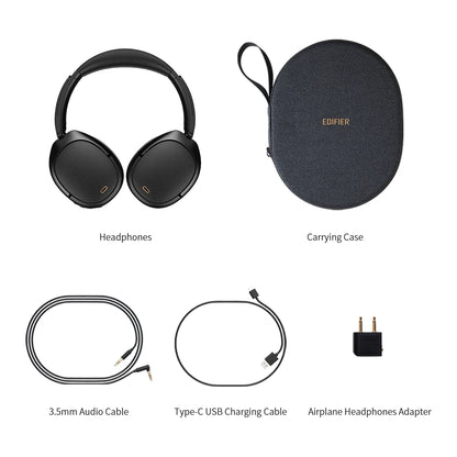 Auriculares Edifier WH950NB inalámbricos con cancelación de ruido para oficina, viajes y gaming