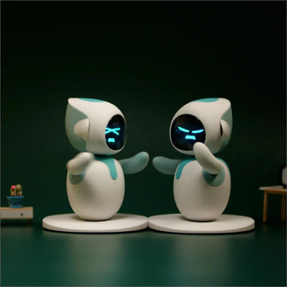 Robot inteligente Eilik Original, automatización electrónica, Robot Ai, interacción emocional, Vocal múltiple, azul y rosa